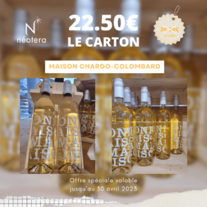 Offre vin Avril 2023 - Chardonnay / Colombard