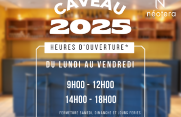 Horaires du caveau de vente de vin pour 2025