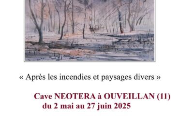 affiche de l’exposition de Marie Claude Canet